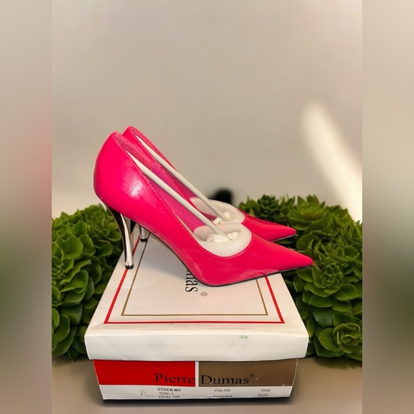 Pierre Dumas Pink Pointy Toe Stilettos NIB - Picture 3 of 7